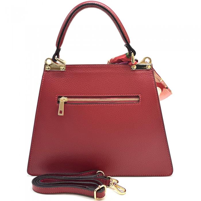 Black Handbag, Classic Design. Detachable Scarf, Free Shipping