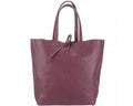 Basic and Beautiful Leather Tote Handmade in Made in Italy. Available in Many Colors