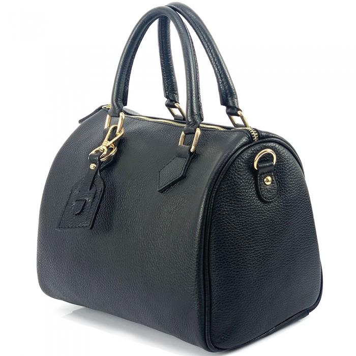Full Grain, Pebbled Leather Speedy Bag, Handmade in Italy, Free Shipping