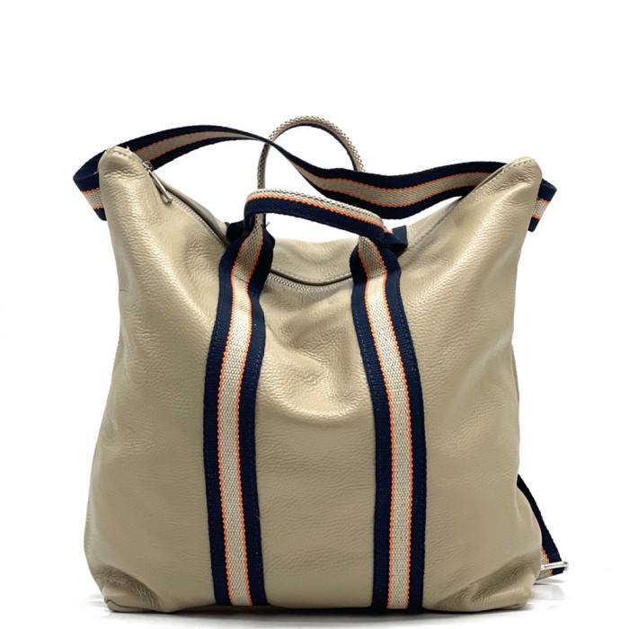 Tote Backpack for Spring and Summer, Handmade in Italy, Free Shipping
