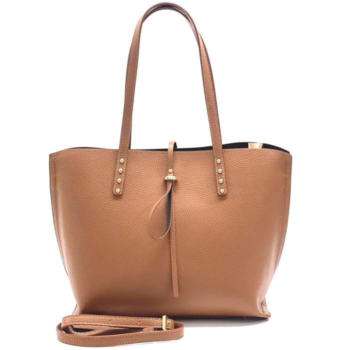 Elegant White Leather Shopping Tote Bag, Handmade in Italy, Free Shipping