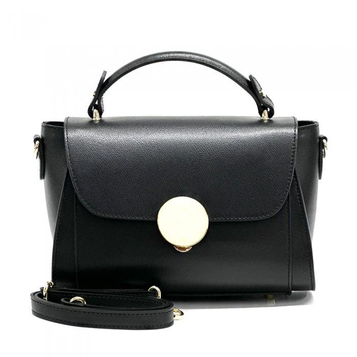 Saffiano Leather Saddle Bag: Handmade Italian Crossbody