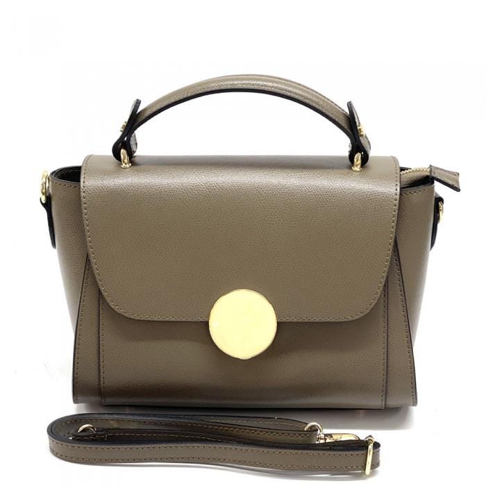 Saffiano Leather Saddle Bag: Handmade Italian Crossbody