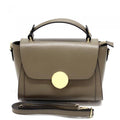Saffiano Leather Saddle Bag: Handmade Italian Crossbody