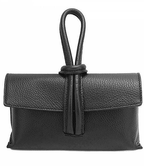 Convertible Clutch Crossbody, Premium Calfs Leather Handmade In Italy, Free Shipping.