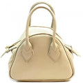 Classic Mini Handbag in Pebbled Leather, Made in Italy,  Free Shipping
