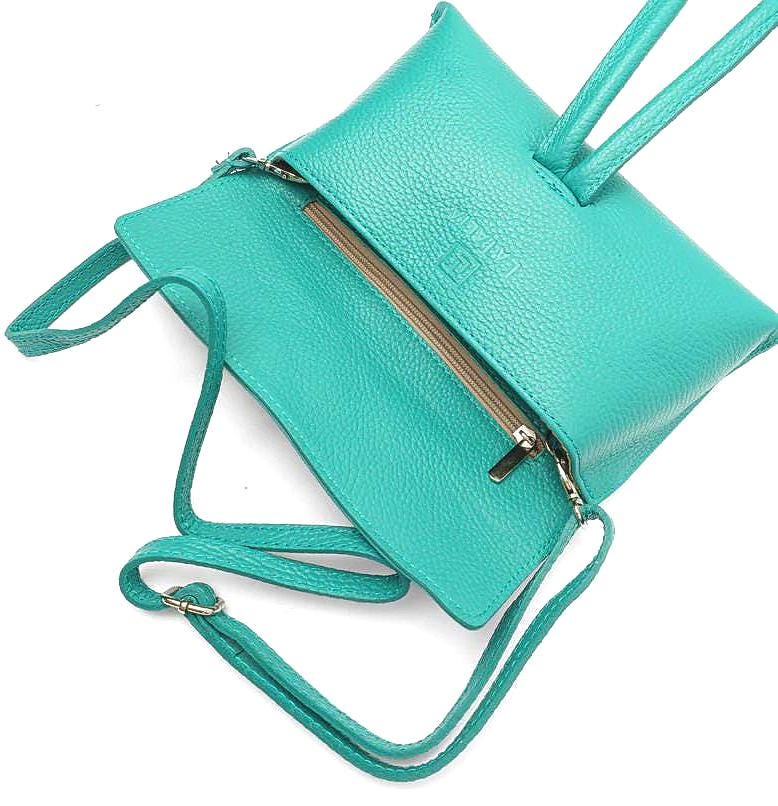 Convertible Clutch Crossbody, Premium Calf Leather Handmade In Italy, Free Shipping
