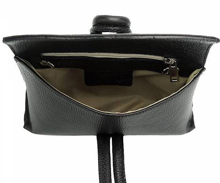 Convertible Leather Clutch Crossbody: Handmade Italian Designer Bag