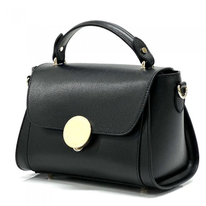 Saffiano Leather Saddle Bag: Handmade Italian Crossbody