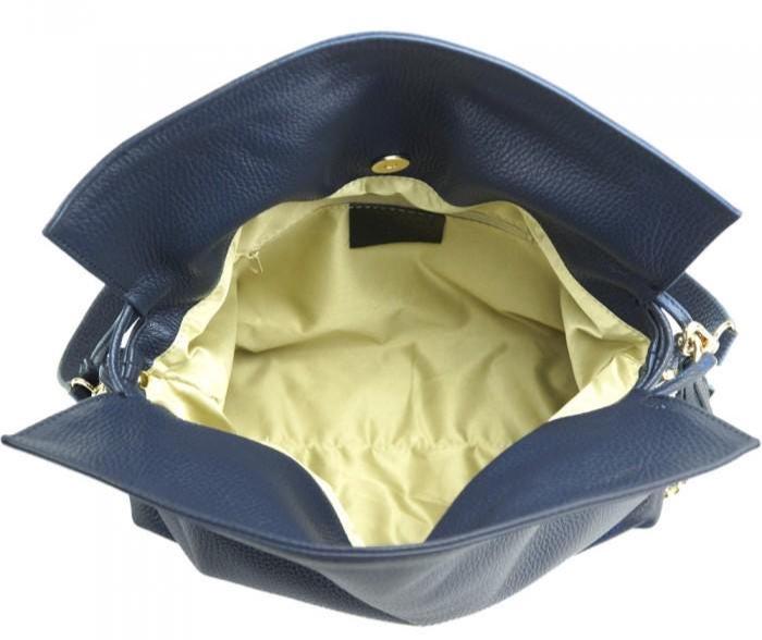 Essential Bum Bag, Soft Structured, Black, Pebbled Leather, Made in Italy, Free Shipping to the US