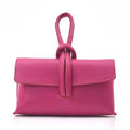 Convertible Clutch Crossbody, Premium Calfs Leather Handmade In Italy, Free Shipping.