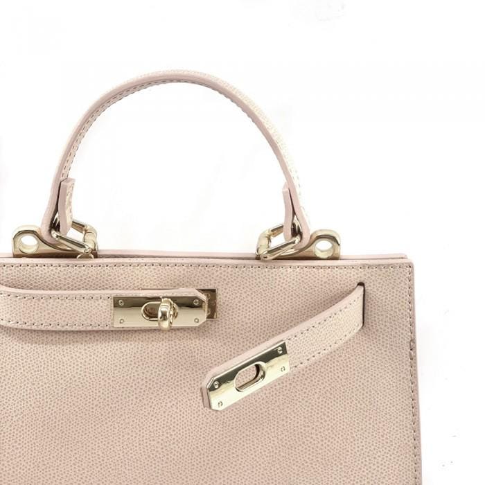 Iconic Shoulder or Tote Bag. Full Grain, Pebbled Italian Leather, Free Shipping to the US