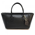 Handmade Italian Leather Tote Bag with Keychain
