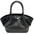 Handmade Soft Pebbled Leather Tote Bag: Italian Artisan Quality