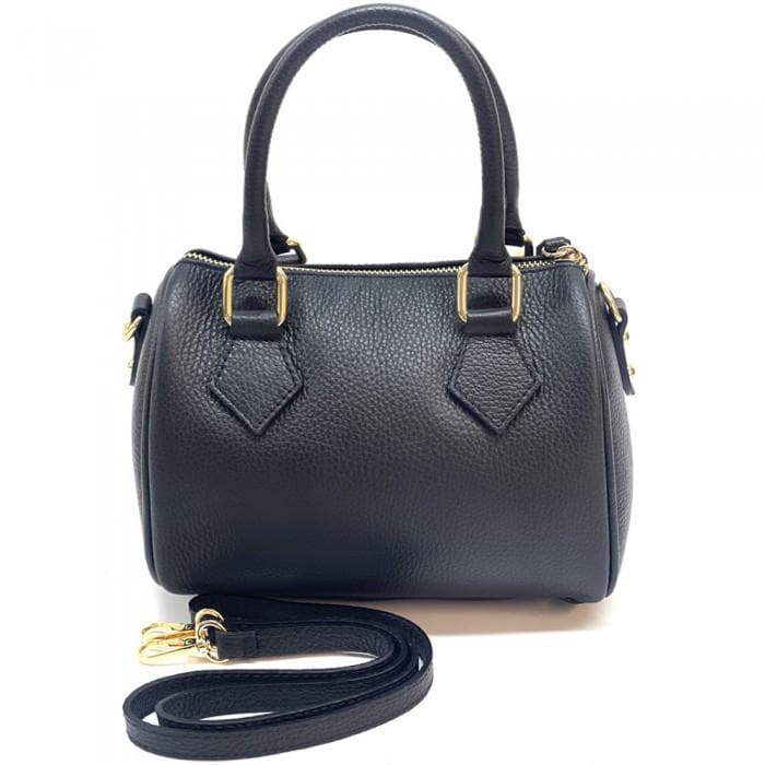 Pebbled Leather Tote Bag Handmade in Italy