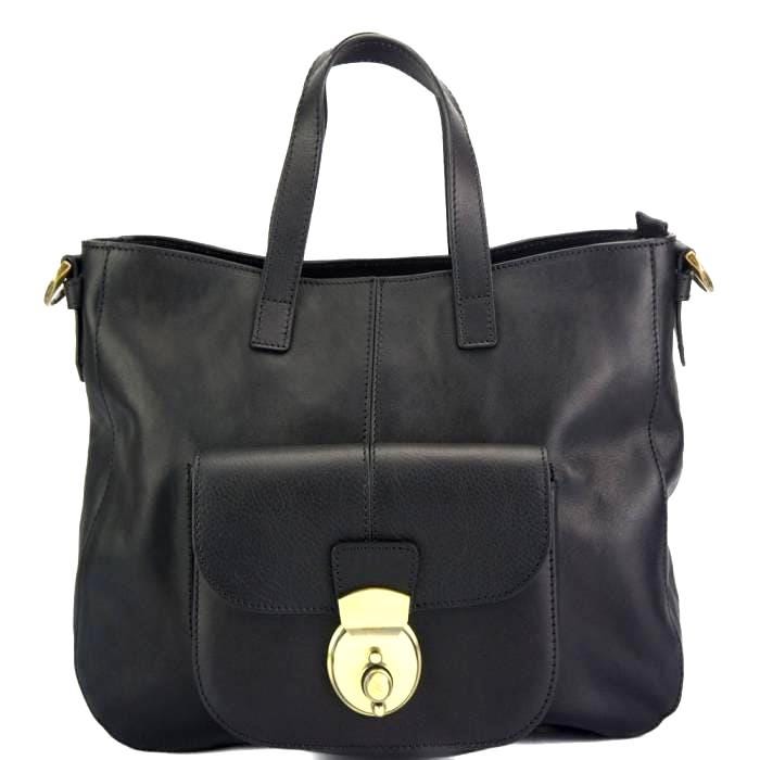 Chic Shoulder Bag Premium Embellished Leather Handmade in Italy